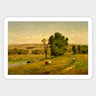 Landscape by George Inness Sticker